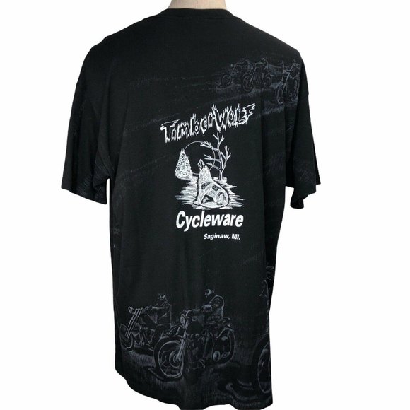 New Vintage Untamed Spirit Biker T Shirt Freedom O - Picture 5 of 9